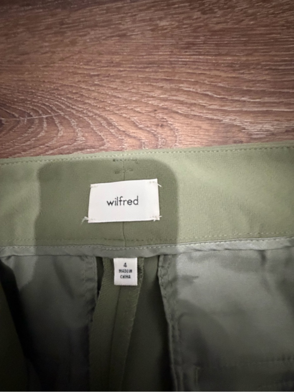 Aritzia Wilfred Cropped Tailored Pants – Size 4 - Picture 5 of 5
